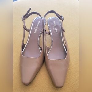 Kenneth Cole Reaction Women's Maggie Slingback Kitten Heel Pumps In Camel